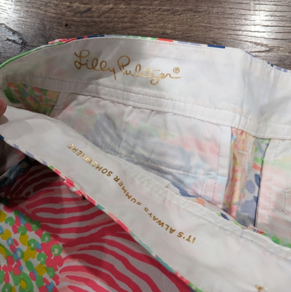 Lilly Pulitzer Size 2 Callahan Shorts Tropical Beach Resort Summer Pool Vacation - Picture 6 of 6